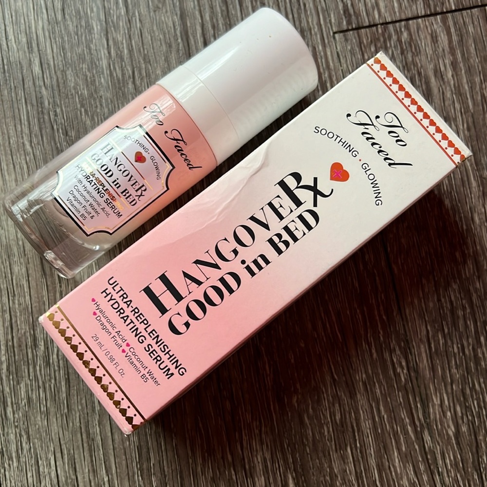 Too Faced Hangover Good in Bed Hydrating Serum - Never Used